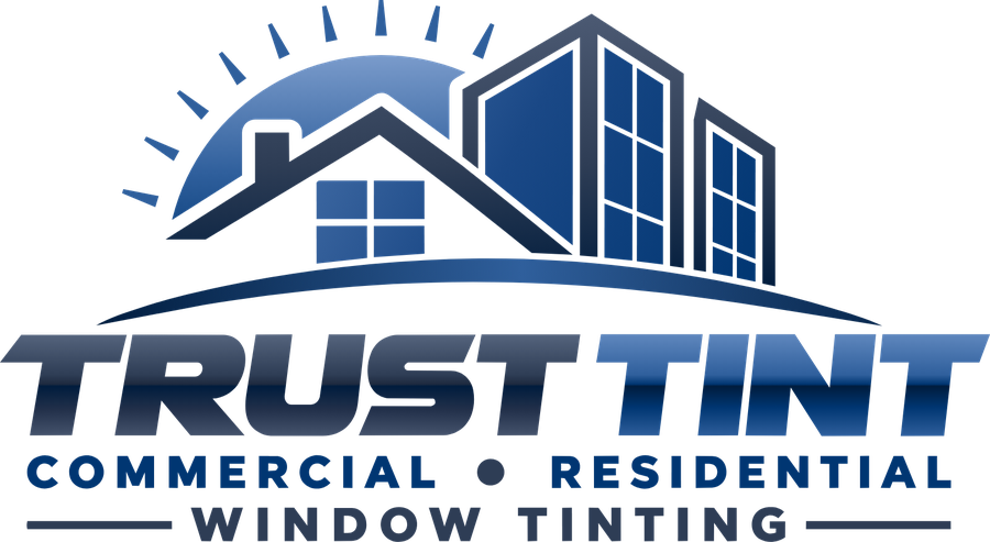 Trust Tint logo, commercial and residential window tinting